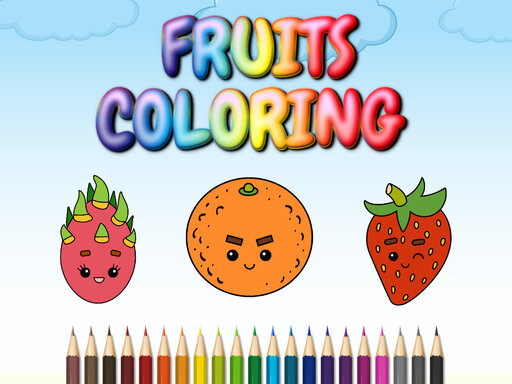 Fruits Coloring Game Image Fruits Coloring Game