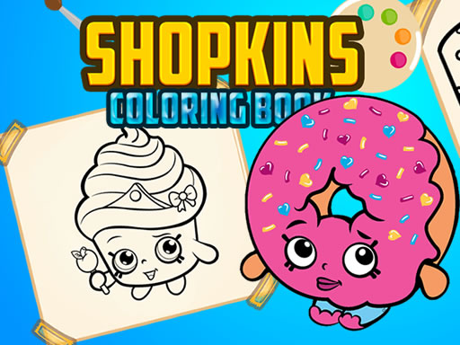 Shopkins Coloring Book Game