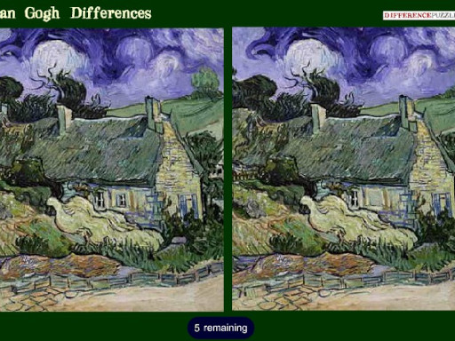 Van Gogh Differences Game Image Van Gogh Differences Game